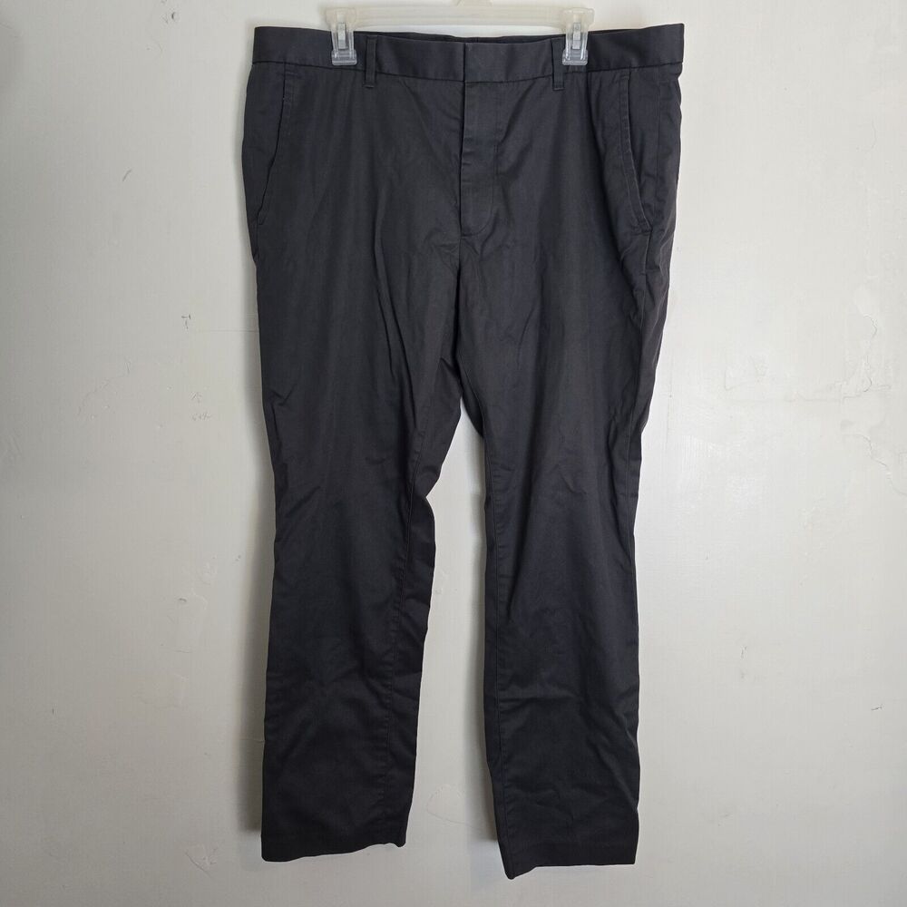 Bonobos Friday Pants 38X30 Tailored Fit Gray Slim Straight Chino Dressy Career